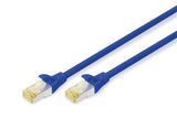 Digitus CAT 6A S-FTP patch cord, Cu, LSZH AWG 26/7, length 0.25 m, color blue DK-1644-A-005/B