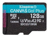 KINGSTON 128GB microSDXC Canvas Go Plus 170R A2 U3 V30 Single Pack w/o ADP