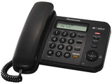 Panasonic Corded KX-TS580FXB Built-in display, Speakerphone, 618 g, 95 x 190 x 196 mm, Black, Caller ID, Phonebook capacity 50 entries