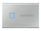 SAMSUNG Portable SSD T7 Touch 1TB extern USB 3.2 Gen.2 black silver