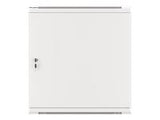 LANBERG Wall mount cabinet 19inch 12U 600x450 steel doors grey flat pack