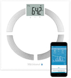 Medisana BS 444 Body Analysis Scale, Stainless Steel, Bluetooth