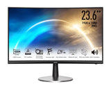 LCD Monitor|MSI|PRO MP242C|23.6"|Business|Panel VA|1920x1080|16:9|75Hz|Matte|5 ms|Speakers|Tilt|Colour Black / Silver|PROMP242C