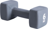 Pure2Improve P2I201440 Dumbbells, 1 pcs, 6 kg, Grey, Neoprene