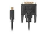 LANBERG Cable USB-C M ->DVI-D 24+1 M 1m black