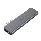 Aukey 6 Port USB 3.0 Type-C Hub CB-C76 Black