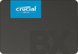 SSD|CRUCIAL|BX500|240GB|SATA 3.0|Write speed 500 MBytes/sec|Read speed 540 MBytes/sec|2,5