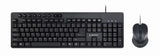 GEMBIRD Mouse and Keyboard desktop set black US-Layout