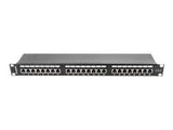 LANBERG PPS6-0024-B Patch Panel 24 port 0.5U cat. 6 shielded black