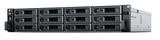 SYNOLOGY RS2421+ 12-Bay NAS-Rackmount AMD Ryzen Embedded V1500B quad-core 2.2GHz 4GB DDR4 up to 32GB RJ-45 4x1GbE