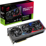 Graphics Card|ASUS|NVIDIA GeForce RTX 4090|24 GB|GDDR6X|384 bit|PCIE 4.0 16x|2xHDMI|3xDisplayPort|ROG-STRIX-RTX4090-24G-GAM