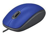 LOGITECH M110 Silent - BLUE - USB - EMEA