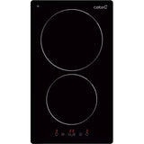 CATA Hob TD 3102 BK Vitroceramic, Number of burners/cooking zones 2, Touch, Timer, Black