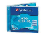 VERBATIM 43327 CD-R Verbatim jewel case 10 700MB 52x Crystal DataLife+ AZO