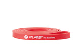 Pure2Improve Pro Resistance Band Medium Red, 100% Latex