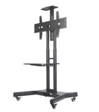 NEOMOUNTS BY NEWSTAR Monitor/TV Mobile Floorstand 32inch-75inch 45kg VESA600x400 Height Adjust 103-153cm public LFD Trolley black