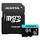 ADATA 64GB Micro SDXC UHS-I U3 V30S A2 + Adapter