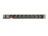 GEMBIRD Power distribution unit PDU 8 Schuko sockets 1U 16A 3m cable