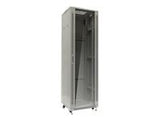 NETRACK 019-420-68-011-Z server cabinet RACK 19inch 42U/600x800mm ASSEMBLED glass door - grey