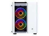 CORSAIR Crystal Series 280X RGB Tempered Glass Micro ATX PC Case White