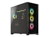 CORSAIR iCUE 5000X RGB Tempered Glass Mid-Tower ATX PC Smart Case Black