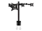 TECHLY 301757 Triple desk LED/LCD monitor arm 13-24 VESA 3x10 kg adjustable