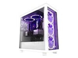 NZXT PC case H7 Flow RGB midi tower white