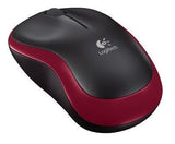 LOGITECH M185 Wireless Mouse - RED - EER2