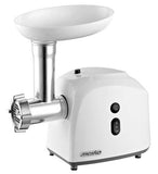 Mesko MS 4805 Meat mincer, Power 600W, Bowl, Middle size sieve, Mince sieve, Poppy sieve, Plunger, Sausage filler Mesko Mesko MS 4805  White, Middle size sieve, mince sieve, poppy sieve, plunger, sausage filler, kibbe attachment