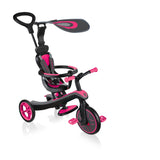 Globber Tricycle and Balance Bike Trike Explorer 4in1 Pink