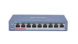 Hikvision 8-Port Gigabit Switch DS-3E0109P-E(C) Unmanaged, Desktop, PoE/Poe+ ports quantity 8, Ethernet LAN (RJ-45) ports 1