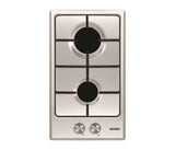 Simfer Hob H3.200.VGRIM Gas, Number of burners/cooking zones 2, Rotary knobs, Inox