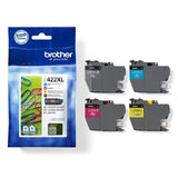 BROTHER Black Cyan Magenta and Yellow Ink Cartridges Multipack Each cartridge prints up to 1500 pages for CMY and 3000 for K - DR Ve