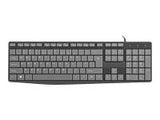 NATEC NKL-1506 Natec Keyboard FLAMEBACK SLIM Black/Grey, USB, US Layout, OEM