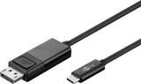 Goobay USB-C- DisplayPort adapter cable (4k 60 Hz) 79295 USB-C male, DisplayPort male, 1.2 m