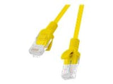 LANBERG PCU5-20CC-0025-Y Lanberg Patchcord RJ45 cat. 5e UTP 0.25m Yellow, 10-Pack