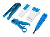 LANBERG NT-0302 Tool kit with RJ45/11 cable tester crimping stripping and LSA-ins.