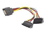 LANBERG CA-SASA-10CU-0015 Lanberg cable SATA power(M)->SATA(F) 90 x2 15cm