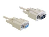 DELOCK Cable RS-232 serial Sub-D9 male / female 5 m