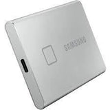 SAMSUNG Portable SSD T7 Touch 500GB extern USB 3.2 Gen.2 metallic silver