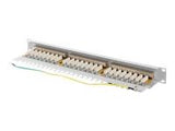 LANBERG patch panel 24 port 1U cat.6A FTP grey