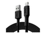 GREENCELL Cable GC Ray USB - Lightning 200cm white LED backlight Apple 2.4A