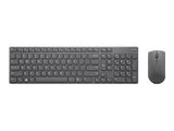 LENOVO Professional Ultraslim Wireless Combo Keyboard and Mouse US Euro