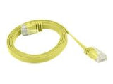 LANBERG PCUF5-10CC-0050-Y Lanberg Patchcord RJ45 cat. 5e FLAT UTP 0.5m Yellow