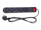 NATEC NSP-0507 Natec Surge protector 5 sockets (IEC CONNECTOR) 3m, black