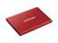 SAMSUNG Portable SSD T7 500GB external USB 3.2 Gen 2 metallic red