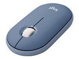 LOGITECH Pebble M350 Wireless Mouse - BLUEBERRY - EMEA