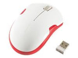 LOGILINK ID0129 LOGILINK - Wireless Optical Mouse, 2.4 GHz, 1200 dpi, White/Red