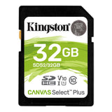 KINGSTON 32GB SDHC Canvas Select Plus 100R C10 UHS-I U1 V10