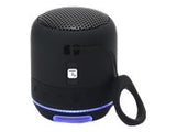 TECHLY Wireless Portable Speaker with Speakerphone and LED Lights Black